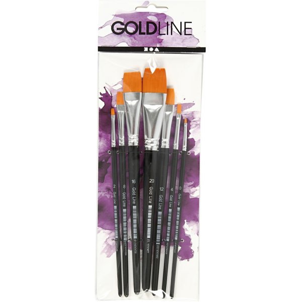 Gold Line siveltimet - ei. 0+2+4+8+12+16+20 - levy - 7 kpl