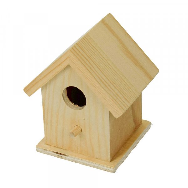 Ksittelemtn lintuhuone - 10x7x7 cm