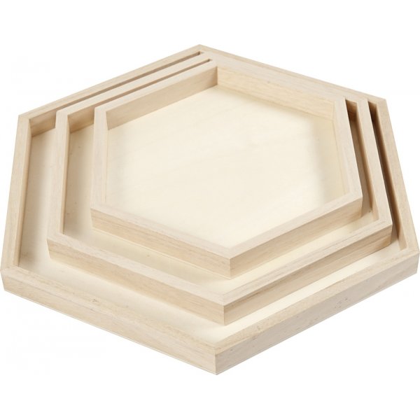 Aluslevyt - kuusikulmainen - 3 kpl Aluslevyt - kuusikulmainen - 3 kpl