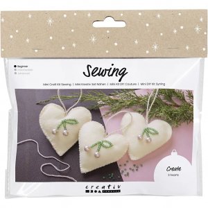 Mini DIY-setti - huovasta tehdyt joulusyd�met