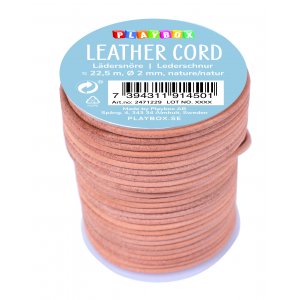 Luonnonnahkainen ny�ri - 22,5 mx 2 mm