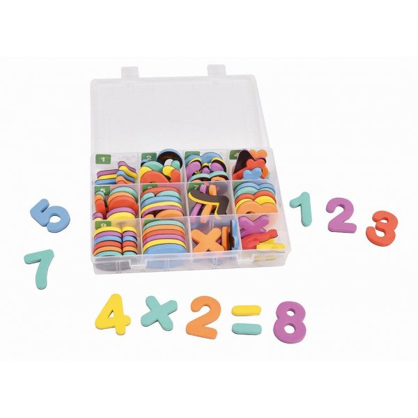 Magneettiset numerot eri väreissä 72 kpl Magneettiset numerot eri väreissä 72 kpl