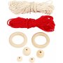 Mini DIY Kit - makrameen joulupukki