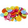 Painikkeiden sekoitus - 4 reik - 500 g