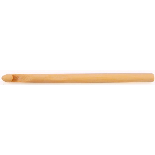 Virkkuukoukku bambu 10 mm - 17 cm