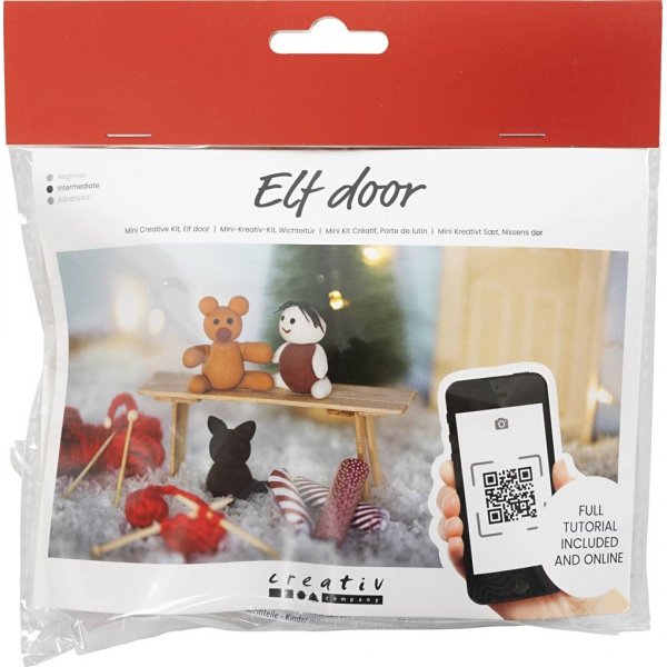Mini DIY Kit Santa's Door - joululahjat