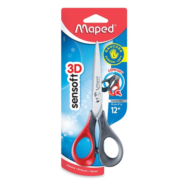 Sakset - Maped - Sensoft 3D 16 cm vasenktisille