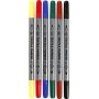 Tekstiilimerkit - vakiovrit - 6 kpl