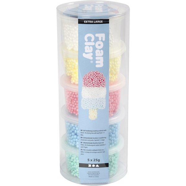 Foam Clay Extra Large - sekavrit - 5 x 25 g