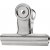 Metalliklipsi - hopea - 6 kpl
