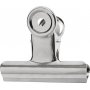 Metalliklipsi - hopea - 6 kpl