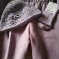 Asiakaskuva Pesty pellavakangas Isadora 150 cm - Vaalea violetti