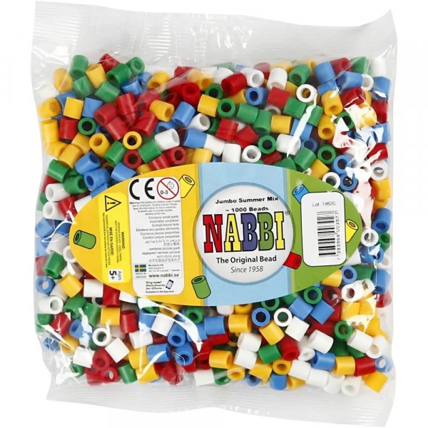 NABBI Tube helmet - Jumbo 1000 kpl - Vakiovärit