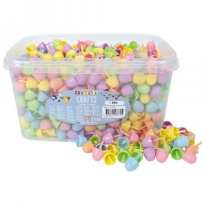 V�rillinen mosaiikki pastelli � 20 mm - noin 900 kpl (1 kg)