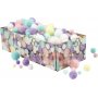 Pomponit - pastellivrit - glitter - 400 g