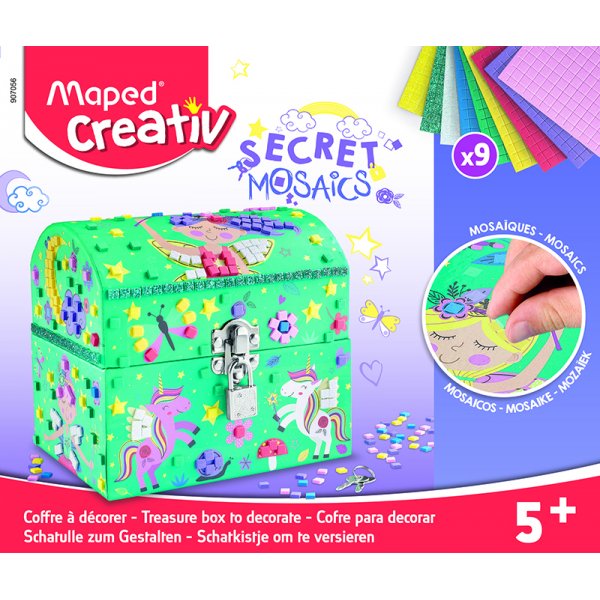 Mosaiikkisetti - Maped - Secret Mosaics Jewellery Box (5+ vuotta)