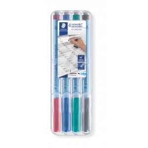 Merkintäkynä pyyhittävä Lumocolor 0,6mm - 4 väriä Merkintäkynä pyyhittävä Lumocolor 0,6mm - 4 väriä