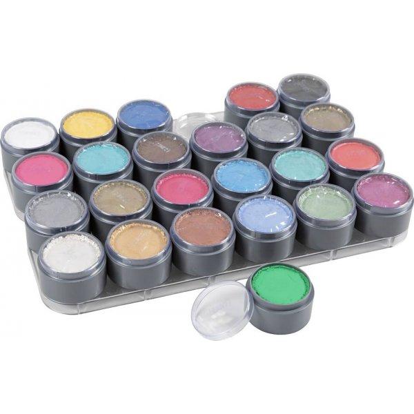 Grimas kasvomaali - meikkipaletti - sekavrit - 24 x 15 ml