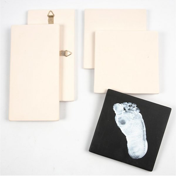 Laatta - valkoinen - 13 x 13 cm