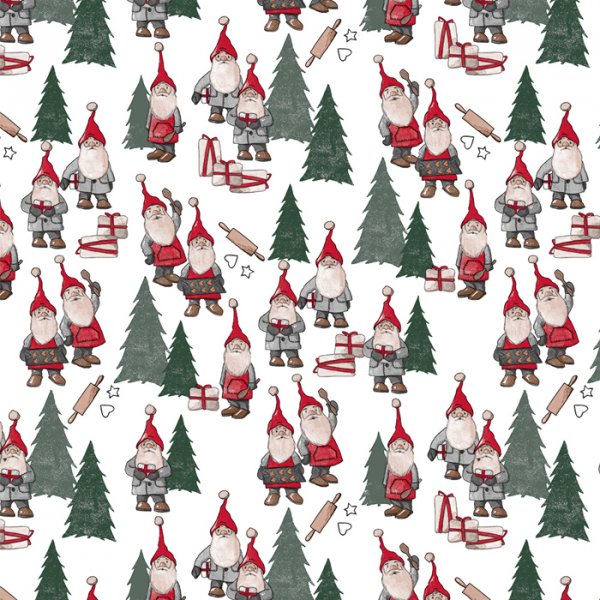 Vaha kangas PVC Santas - jne. Valkoinen