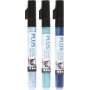 Plus Color Marker - taivaansininen - laivastonsininen - turkoosi - 3 kpl