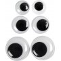 Liikkuvat silmt - tarttumattomat - 12+14+20 mm - 18 kpl