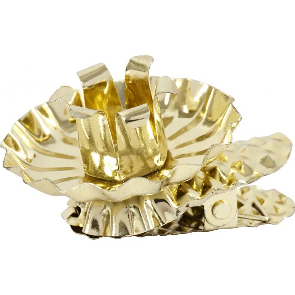 Valoklipsi - kullattu - 40 mm - 8 kpl