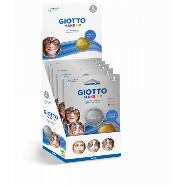 Kasvomaali Giotto 3x5 ml - Metallinen