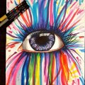 Asiakaskuva Posca Marker PC-1MR 0,7 mm Ultra Fine - valkoinen