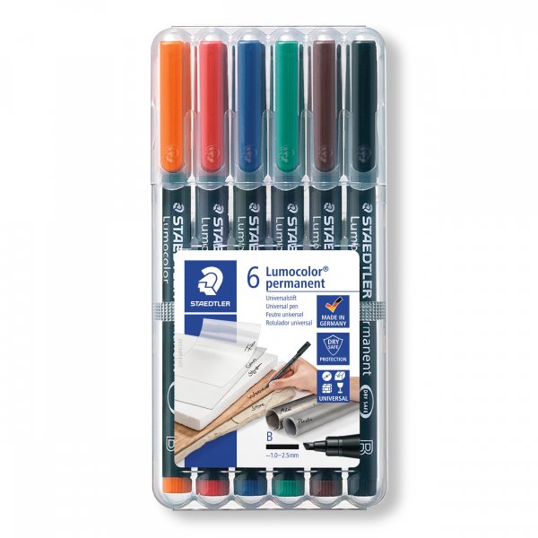 OH Pen Lumocolor Permanent 1-2,5 mm - 6 kyn