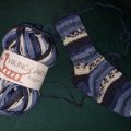 Asiakaskuva Viking lanka Raggen 150g - Sininen/antrasiitti/luonnollinen (724)