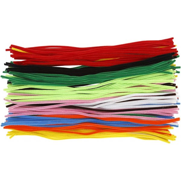 Putkenpuhdistusaine - sekavärejä - 200 kpl Putkenpuhdistusaine - sekavärejä - 200 kpl