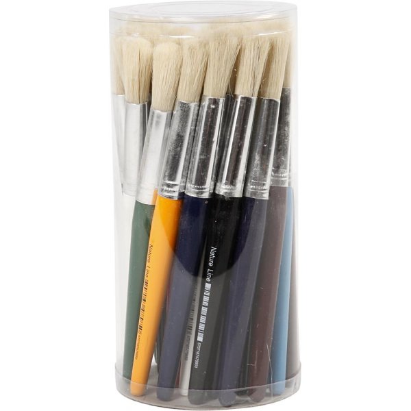 Lasten harjat - pyöreät - 30 kpl Lasten harjat - pyöreät - 30 kpl