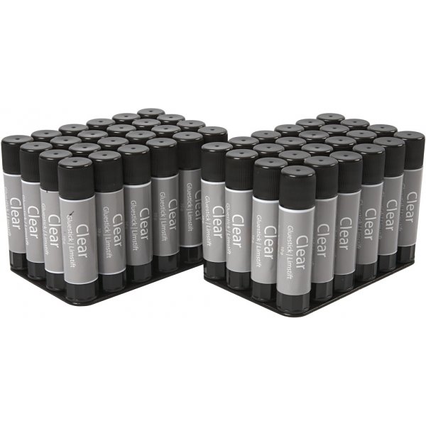 Kirkas Liimapuikko - pyöreä - 10 g - 48 kpl Kirkas Liimapuikko - pyöreä - 10 g - 48 kpl