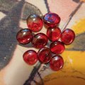 Asiakaskuva Kiilt�v�t lasipallot 18 - 20 mm - punainen 100 g / 20 kpl.
