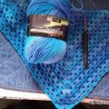 Asiakaskuva Viking lanka Nordlys 100g - Vaaleansininen/tummansininen (927)