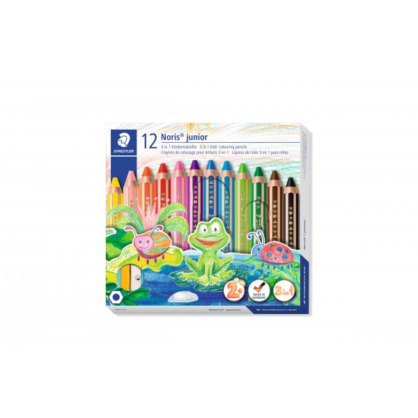 Noris Junior 3-in-1 lasten lyijykynt - 12 kyn