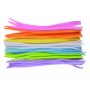 Putkenpuhdistusaine pastelliv�rit 50 kpl � 6 mm