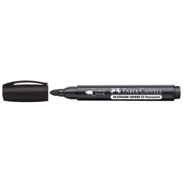 Merkkikyn - Faber-Castell - Multimark Winner 52 - Pyre 2,8 mm - Musta
