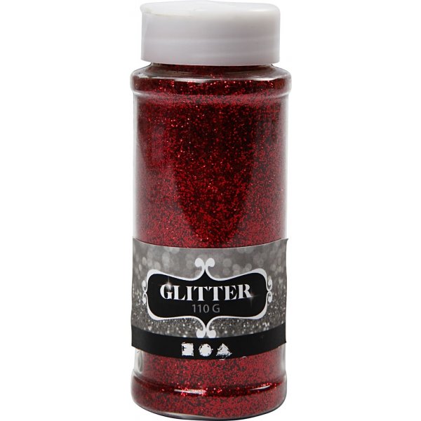 Glitter - punainen - 110 g