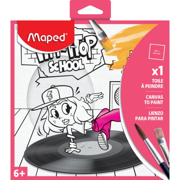 Lasten setti - Maped - Kanvas maalattavaksi