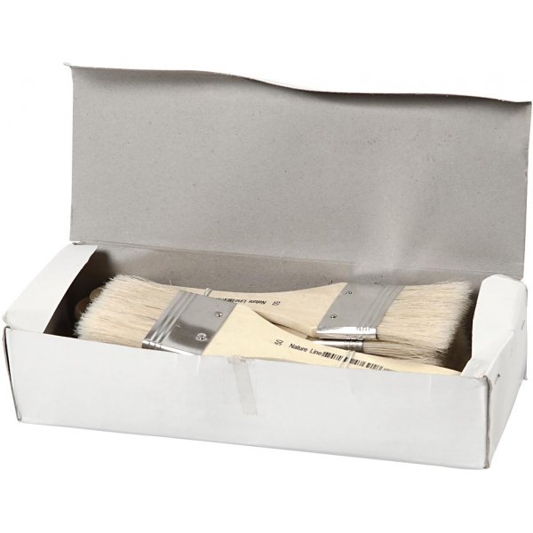 Lakkasiveltimet - litteät - 12 kpl Lakkasiveltimet - litteät - 12 kpl