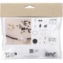 Mini DIY Kit -korut, musta harmonia, Heavy kaulakoru