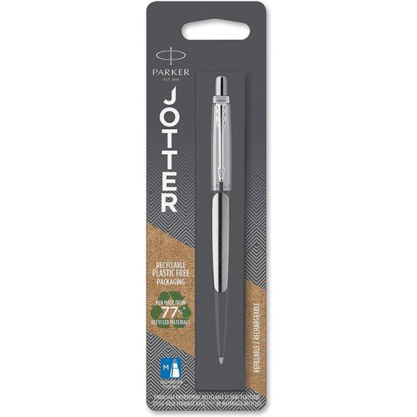 Kuulakrkikyn Parker Jotter - Kuulakrkikyn Medium - Sininen muste - 1-lpipainopakkaus