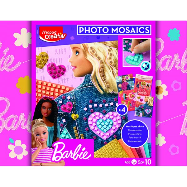 Barbie - Maped - Valokuvamosaiikki (5+ vuotta)