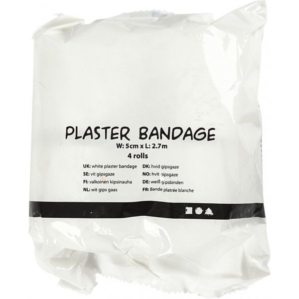 Kipsiharso - L 5 cm - 4 kpl Kipsiharso - L 5 cm - 4 kpl