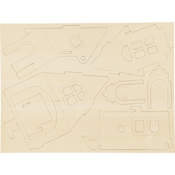 3D Rakennushahmo - Talo rampilla