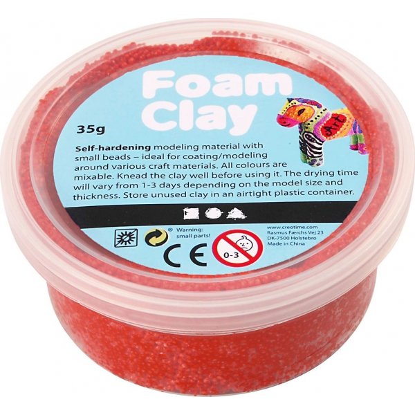 Foam Clay® - punainen - 35 g