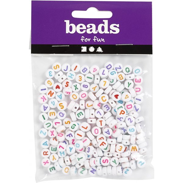 Kirjehelmi - Valkoinen/sekavri - 7 mm - n. 200 kpl