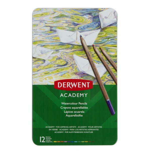 Derwent Academyn akvarelli - 12 osaa
